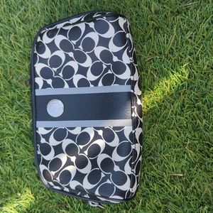 Coach small makeup bag